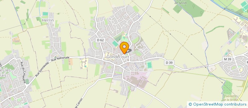 localisation de l'entreprise SCI PRIMO  GONDECOURT