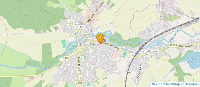 localisation de l'entreprise SCI PRIMO  IS-SUR-TILLE