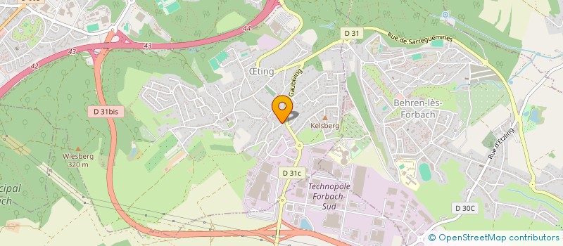 localisation de l'entreprise SCI PRIMO  TING