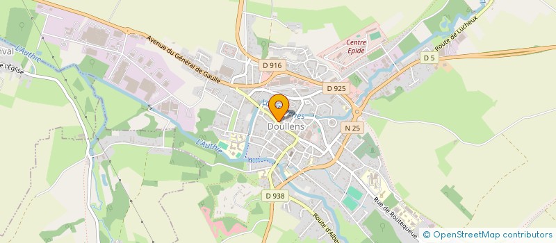 localisation de l'entreprise SCI PRIMO INVEST  DOULLENS