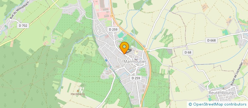 localisation de l'entreprise SCI PRIMOBILIER  MARMOUTIER