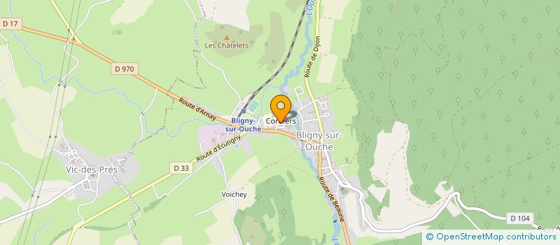 localisation de l'entreprise SCI PRIMOLYS  BLIGNY-SUR-OUCHE