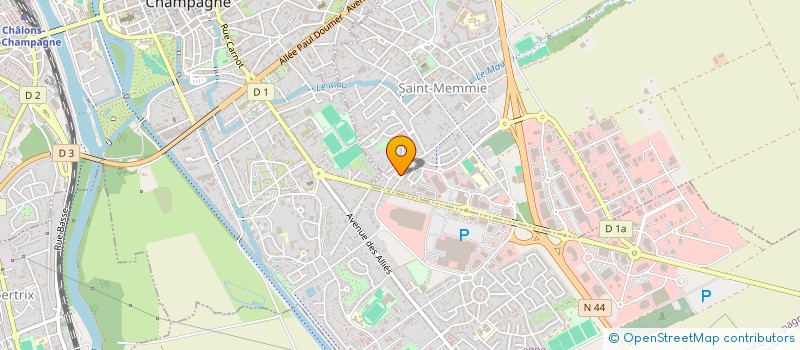 localisation de l'entreprise SCI PRIMOS  SAINT-MEMMIE