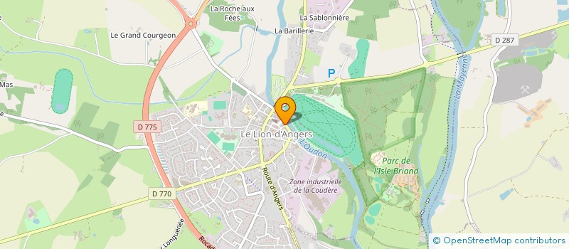 localisation de l'entreprise SCI PRIMOS RTJL  LE LION-D'ANGERS