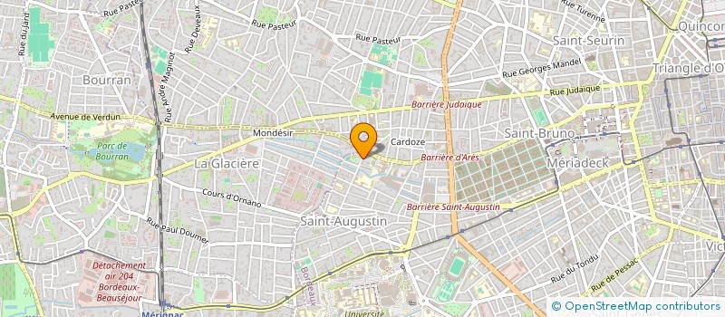 localisation de l'entreprise SCI PRIMOTINE  BORDEAUX