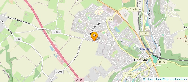 localisation de l'entreprise SCI PRIMUS  VILLERS-ECALLES