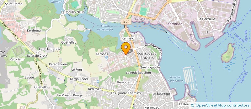 localisation de l'entreprise SCI PRINCE  LARMOR-PLAGE