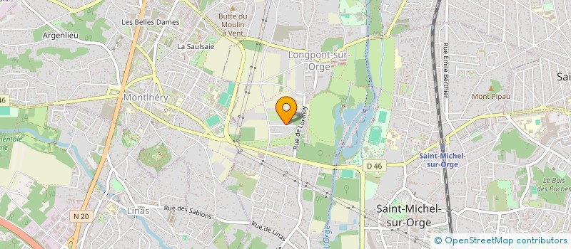 localisation de l'entreprise SCI PRINCE 990 à LONGPONT-SUR-ORGE