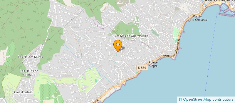 localisation de l'entreprise SCI PRINCE HENRI  GRIMAUD