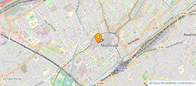 localisation de l'entreprise SCI PRINCE JP  MULHOUSE