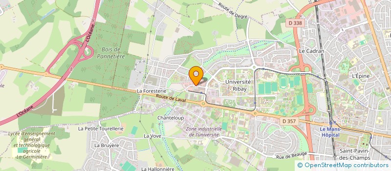 localisation de l'entreprise SCI PRINCE RINGUET  LA SUZE-SUR-SARTHE