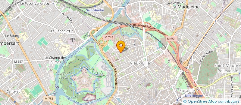 localisation de l'entreprise SCI PRINCESSE à LILLE