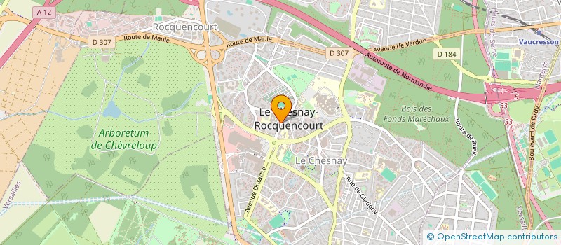 localisation de l'entreprise SCI PRINCESSE  LE CHESNAY-ROCQUENCOURT