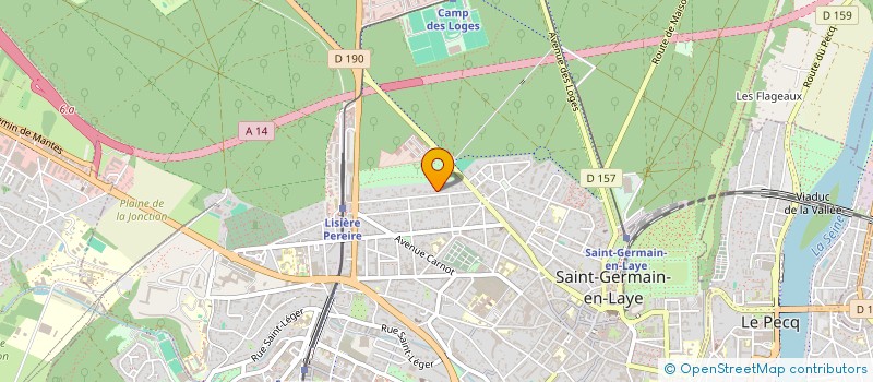 localisation de l'entreprise SCI PRINCESSES  SAINT-GERMAIN-EN-LAYE