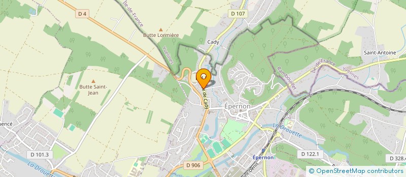 localisation de l'entreprise SCI PRINCESSES F.P à EPERNON