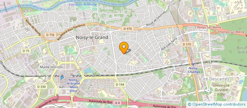 localisation de l'entreprise SCI PRINCET  NOISY LE GRAND