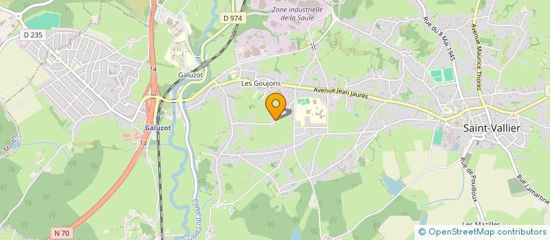 localisation de l'entreprise SCI PRINCIPALE  SAINT-VALLIER