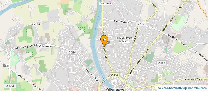 localisation de l'entreprise SCI PRINCIPAUTE DE SAN CEBENI  VILLENEUVE-SUR-LOT