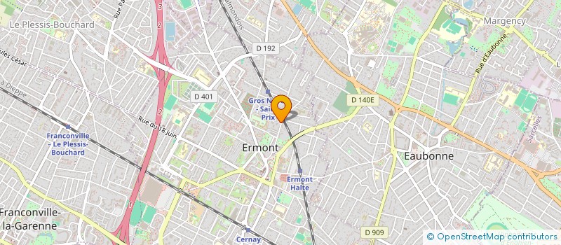 localisation de l'entreprise SCI PRINCIPIUM à ERMONT