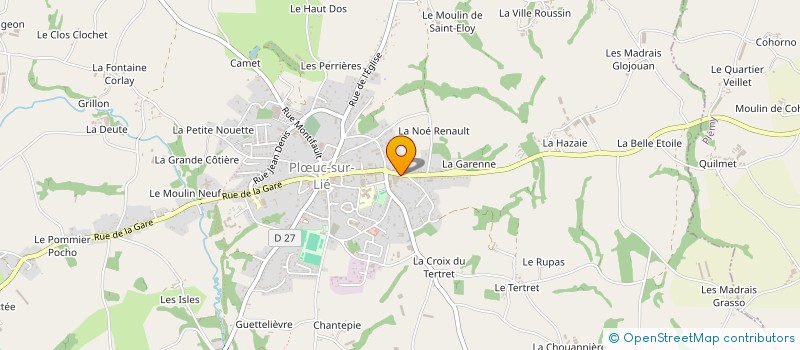 localisation de l'entreprise SCI PRINGAULT IMMO  PLUC-L'HERMITAGE