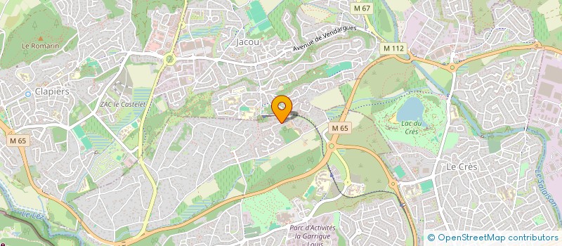 localisation de l'entreprise SCI PRINGUEY  CASTELNAU-LE-LEZ
