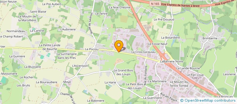 localisation de l'entreprise SCI PRINQUIAU  GRANDCHAMP-DES-FONTAINES