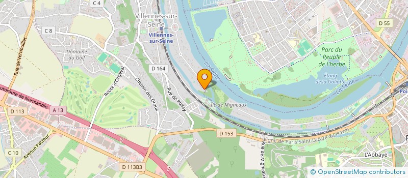 localisation de l'entreprise SCI PRINSESSAN  VILLENNES-SUR-SEINE