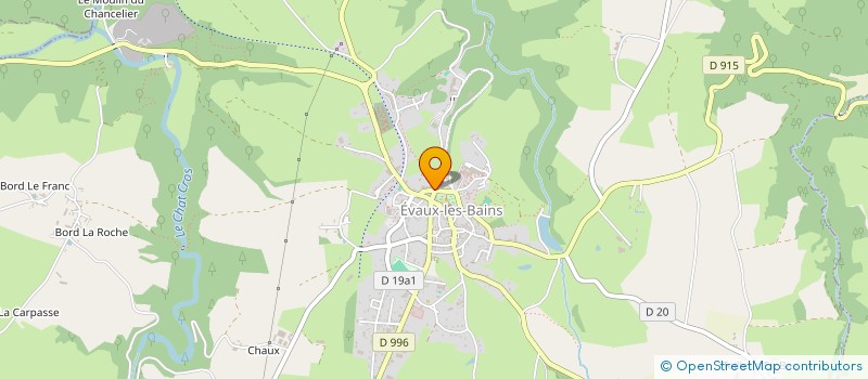 localisation de l'entreprise SCI PRINTANIA  EVAUX-LES-BAINS