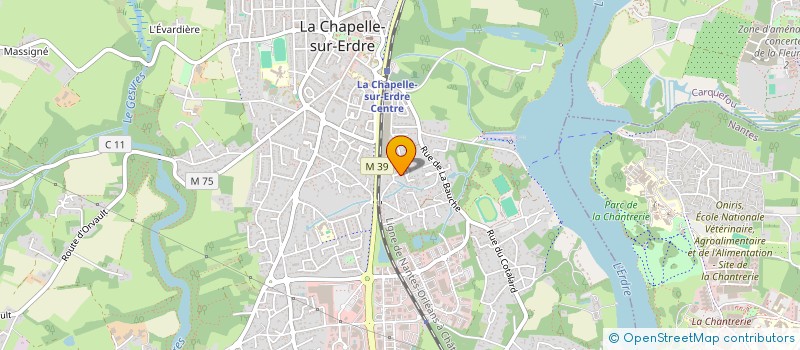 localisation de l'entreprise SCI PRINTEMPS à LA CHAPELLE-SUR-ERDRE