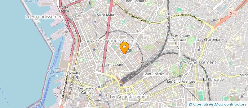 localisation de l'entreprise SCI PRINTEMPS à MARSEILLE