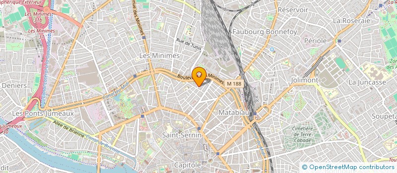 localisation de l'entreprise SCI PRINTEMPS 87  TOULOUSE
