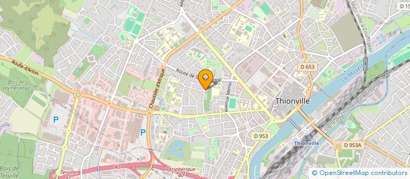 localisation de l'entreprise SCI PRIODIN à THIONVILLE