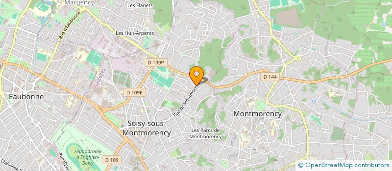 localisation de l'entreprise SCI PRIOLLAUD-DURMANN à SOISY-SOUS-MONTMORENCY