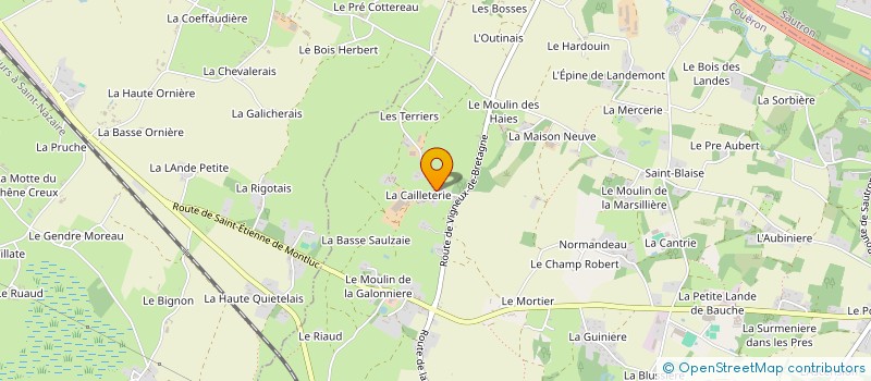 localisation de l'entreprise SCI PRIOU à COUERON