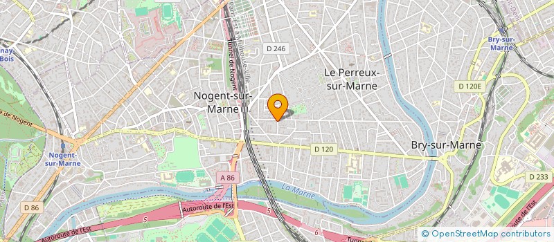 localisation de l'entreprise SCI PRIOUSQUET  LE PERREUX-SUR-MARNE
