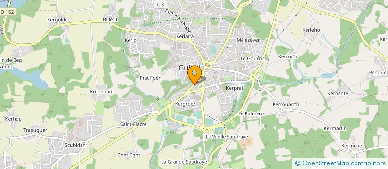 localisation de l'entreprise SCI PRIOUX  GUIDEL