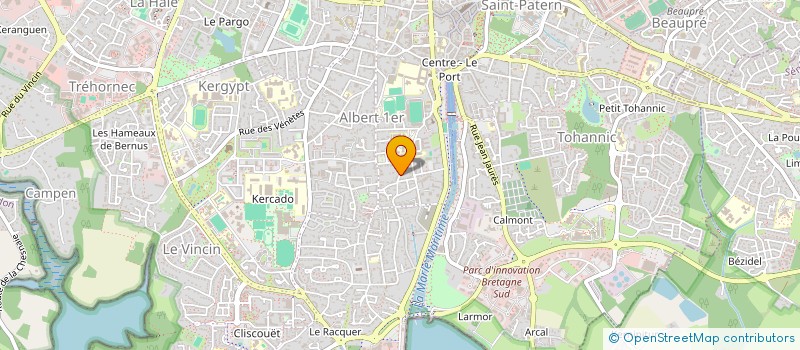 localisation de l'entreprise SCI PRIOUX DE LATTRE DE TASSIGNY à VANNES