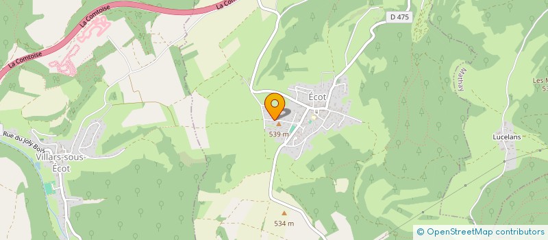 localisation de l'entreprise SCI PRISCA  ECOT