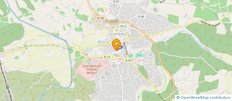 localisation de l'entreprise SCI PRISCI ET GWENDI  LAMBESC