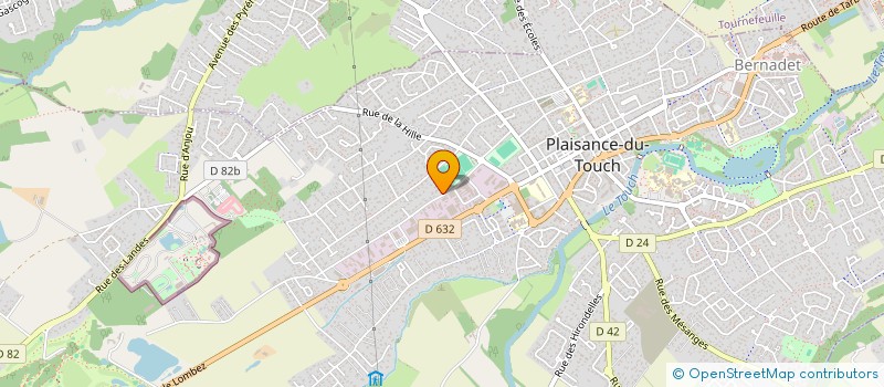 localisation de l'entreprise SCI PRISCIDEBO  PLAISANCE-DU-TOUCH