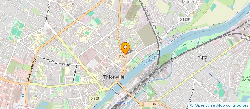 localisation de l'entreprise SCI PRISCILLE à THIONVILLE