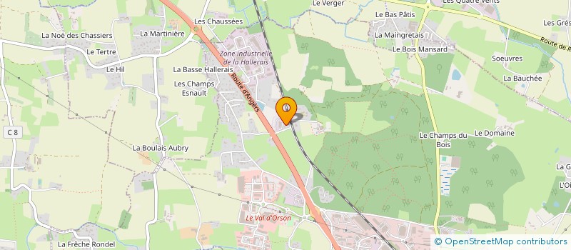 localisation de l'entreprise SCI PRISE CHAMP LOISEL  VERN-SUR-SEICHE