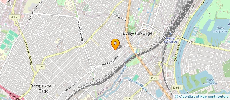 localisation de l'entreprise SCI PRISKA à SAVIGNY-SUR-ORGE