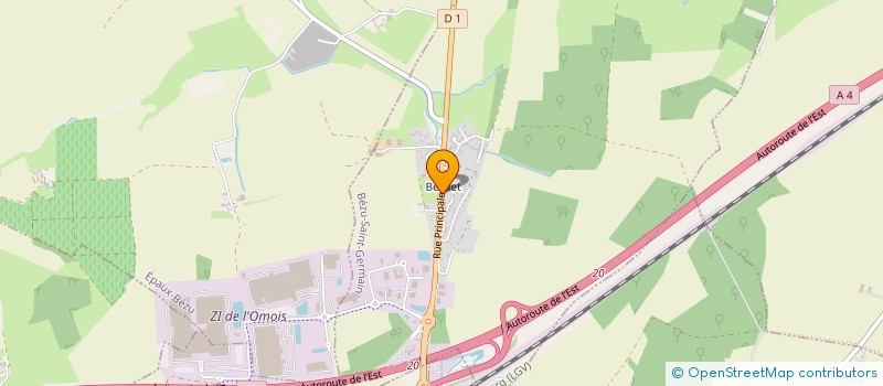 localisation de l'entreprise SCI PRISM 46  CHARTEVES