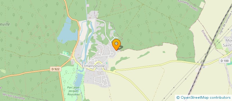 localisation de l'entreprise SCI PRISMA  ERMENONVILLE
