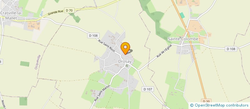 localisation de l'entreprise SCI PRISTINA  DROSAY