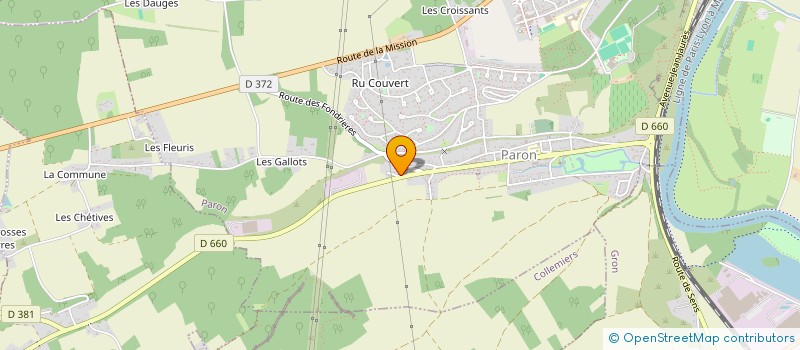 localisation de l'entreprise SCI PRIVAS  PARON