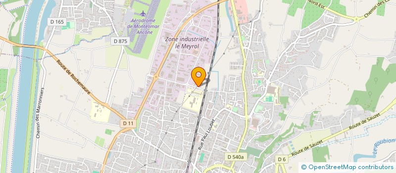 localisation de l'entreprise SCI PRIVAS à MONTELIMAR