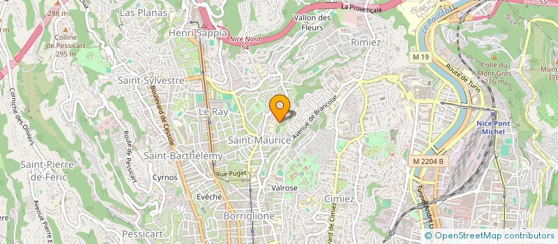 localisation de l'entreprise SCI PRIVAT à NICE