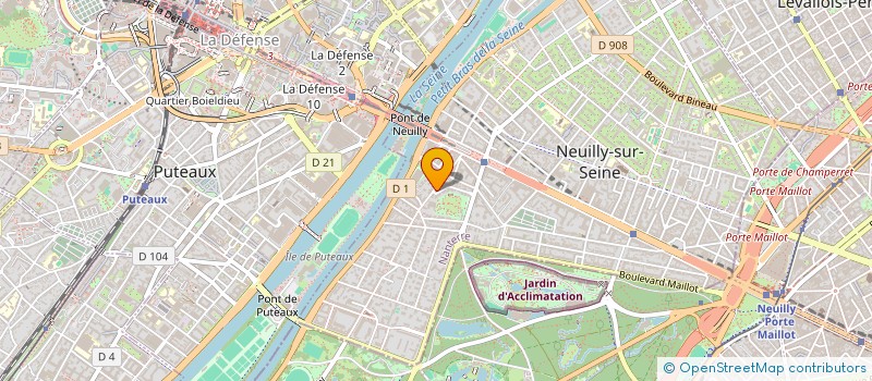localisation de l'entreprise SCI PRIVATE ACCESS INVEST à NEUILLY-SUR-SEINE